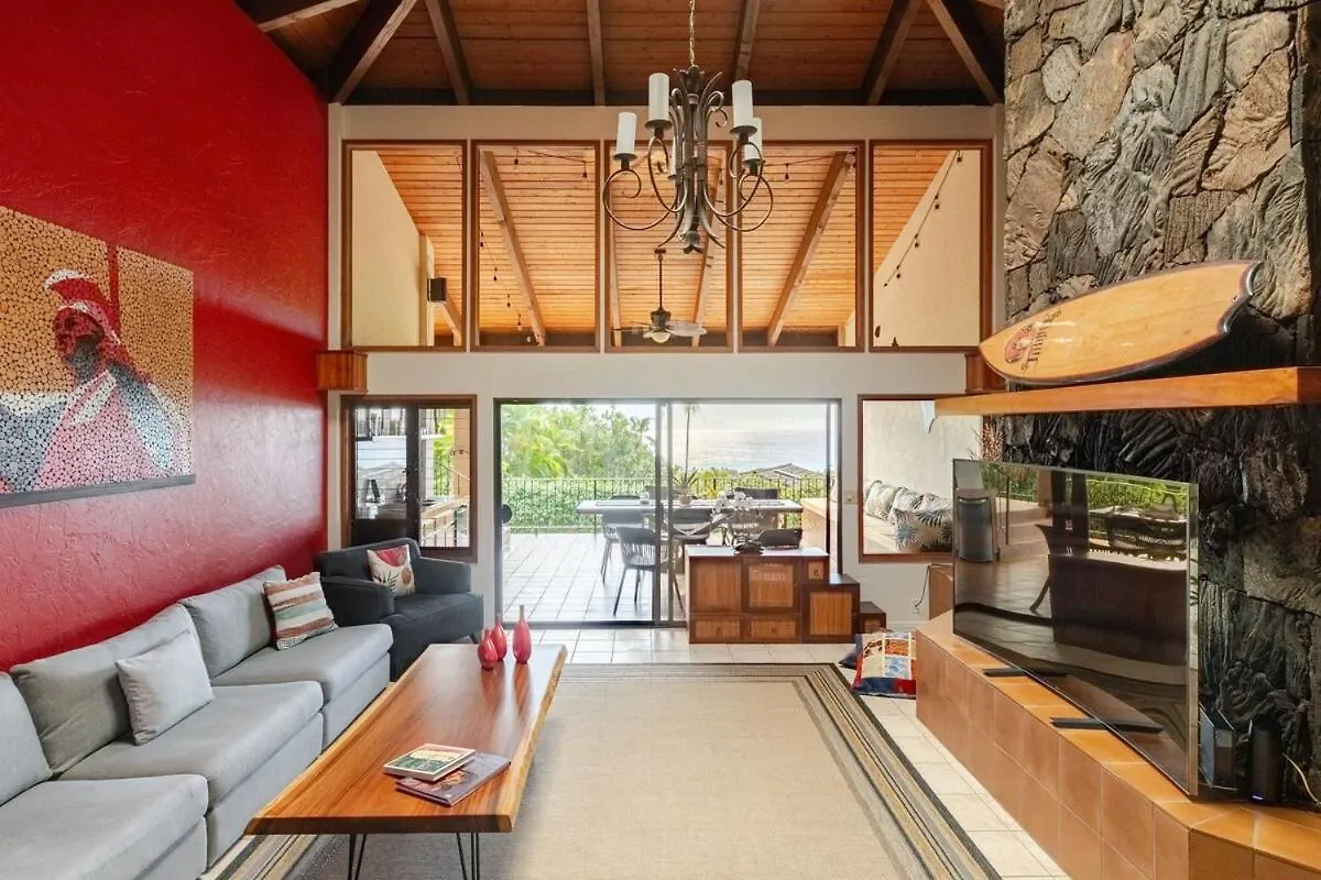 Hawaiian Escape With Pool Expansive Lanai Stunning Sunset Views Βίλα Καϊλούα-Κόνα 0*,  Ηνωμένες Πολιτείες της Αμερικής