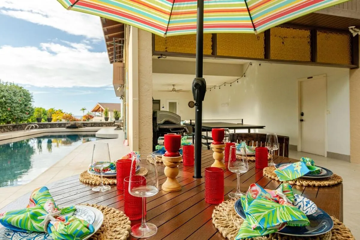 Hawaiian Escape With Pool Expansive Lanai Stunning Sunset Views Βίλα Καϊλούα-Κόνα 0*,